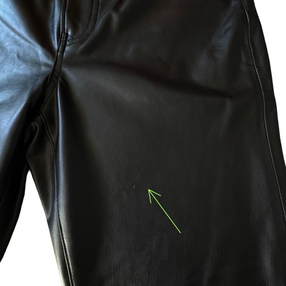 $328 New VERONICA BEARD Debbie Skinny Vegan Leather Pants Sz 26, 27, 30 Black - Picture 9 of 10
